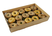 Bagel Box - ca. ø 10cm (15 Stk.)